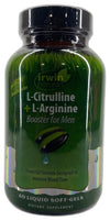 L-Citrulline L-Arginine 60 Liquid Soft-Gels Nitric Exp 04/27 Pack of 2 New