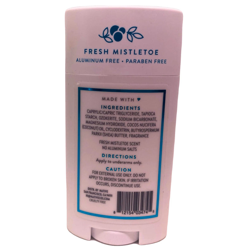 Native Fresh Mistletoe Natural Deodorant Stick 2.65 oz 7 Pack New