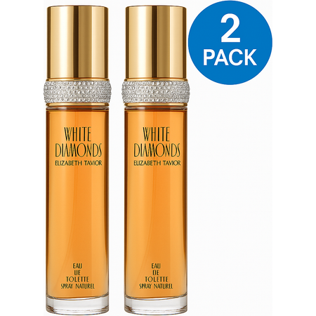 Elizabeth Taylor White Diamonds EDT 3.3 oz 2 Pack New