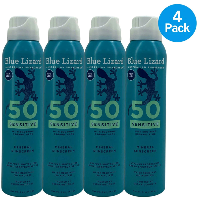Blue Lizard Australian Sunscreen Sensitive SPF 50 Mineral Sunscreen Spray