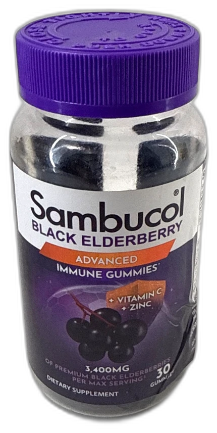 Sambucol Immunity Support Gummies Vitamin C 60 Total Exp 06/27 Pack of 2 New