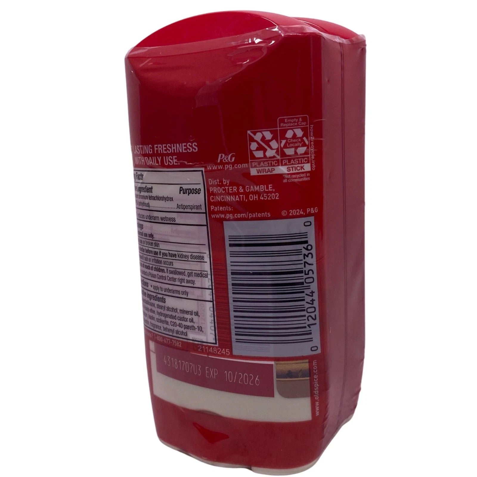 Old Spice Oasis Antiperspirant Deodorant Twin Pack 2.6 oz 2 Pack New