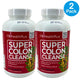 Health Plus Super Colon Cleanse Gentle Internal Detox 240 Cap 2 Pack Exp 01/27