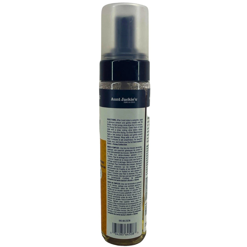 Aunt Jackie's Braid Setting Foam Biotin Honey 8.5 oz 2 Pack New