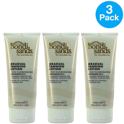 Bondi Sands Gradual Tanning Lotion Skin Illuminator 5.07 Oz 3 Pack New
