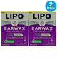 LIPO Ear Care Earwax Cleansing Kit Dual Action Formula 0.5 fl oz (2 Pack)