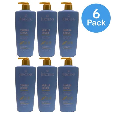Jergens Vanilla Crush Shea Body Lotion 14 oz 6 Pack New