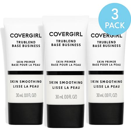 CoverGirl Trublend Base Business Primer 1.0 oz Skin Smoothing 3 Pack New