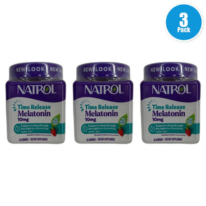 Natrol Time Release Melatonin 10mg Gummies 35ct Sleep Exp 03/27 Pack of 3 New