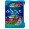Always Maxi Pads Size 2 Long Super All Day Protection 32 Count 2 Pack Bundle