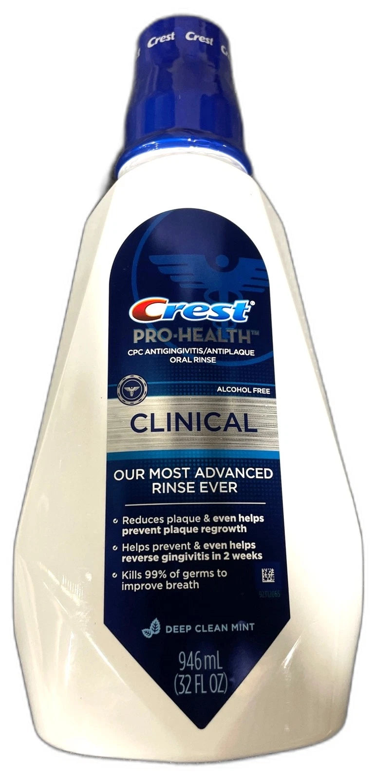 Crest Pro-Health Clinical Alcohol Free Mouthwash 946mL Exp 11/27 Pack of 3 New