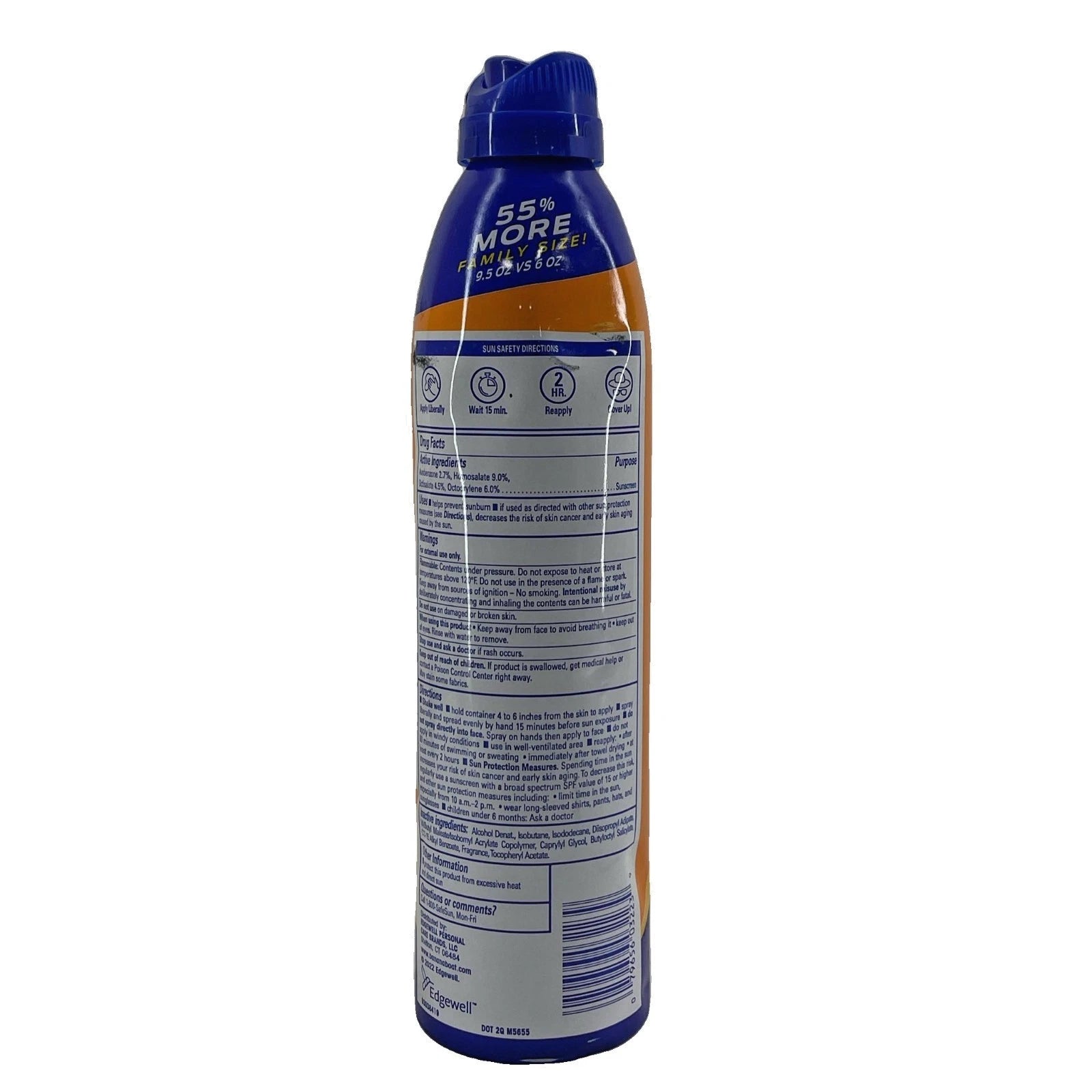 Banana Boat Sport Ultra Sunscreen Spray SPF 50+ Family Size 9.5 oz 5 Pack Bundle 3