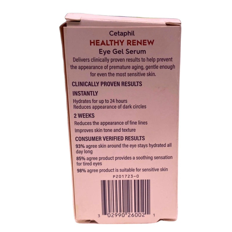 Cetaphil Healthy Renew Eye Gel Serum Purified Peptides 0.5oz 6 Pack New