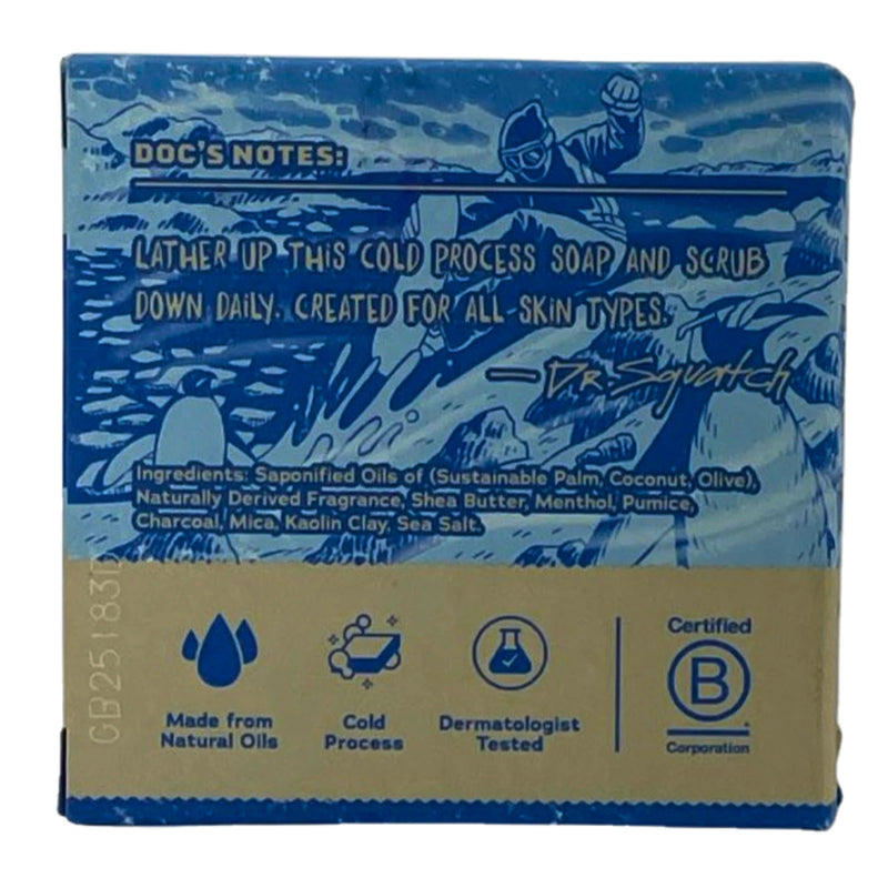 Dr. Squatch Limited Edition Polar Rush Men's Natural Soap Bar Heavy Grit 5 oz 4
