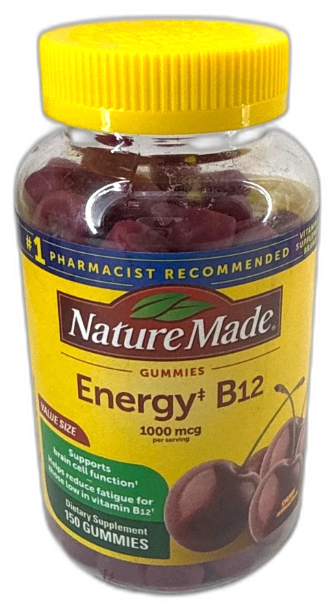 Nature Made Energy B12 Gummies 450 Total Exp 10/27 Pack of 3 New