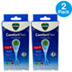 Vicks ComfortFlex Digital Thermometer Fast 8 Second Reading Color Coded 2 Pack