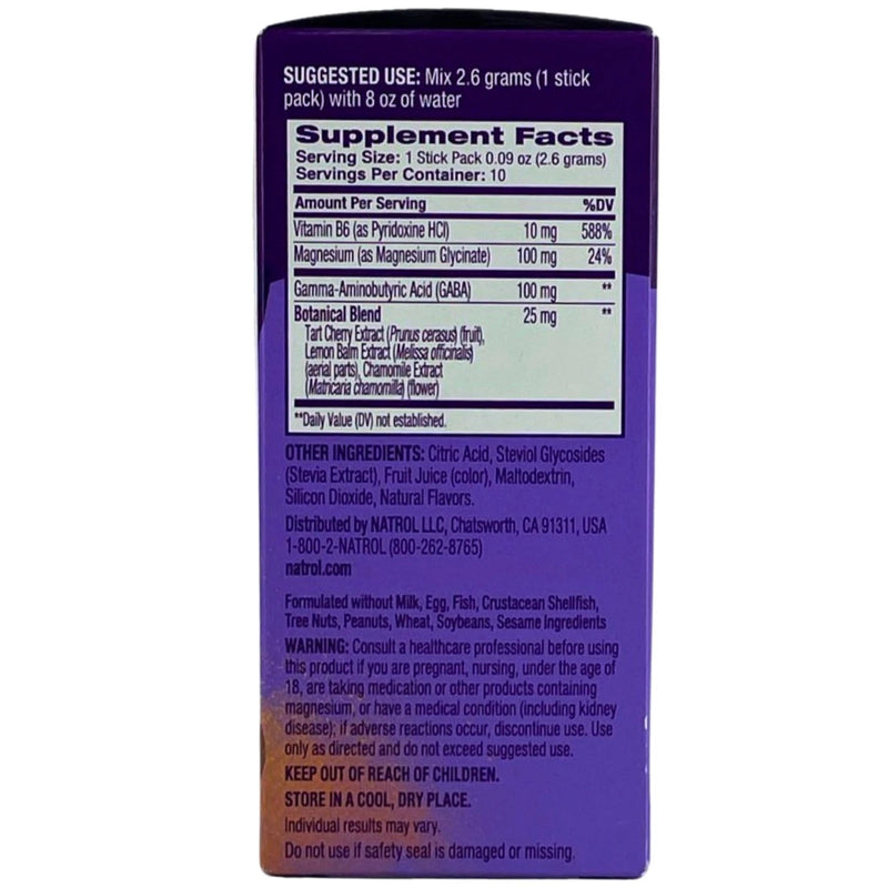 Natrol Sleep & Restore Calming Drink Mix Lemon Chamomile 4 Pack New