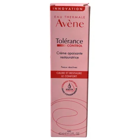 Avène Tolerance Control Soothing Cream 1.3oz 1 Pack New Exp 11/2027