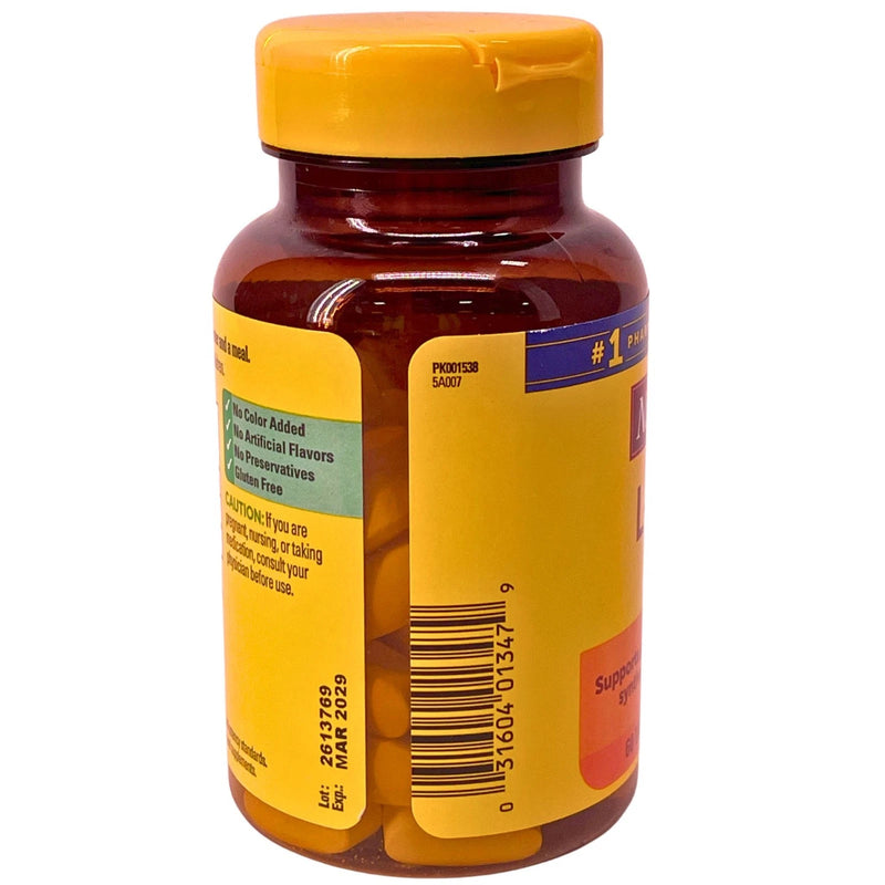 Nature Made L-Lysine 1000 mg Immune Support Essential Amino Acid 60ct 4 Pack