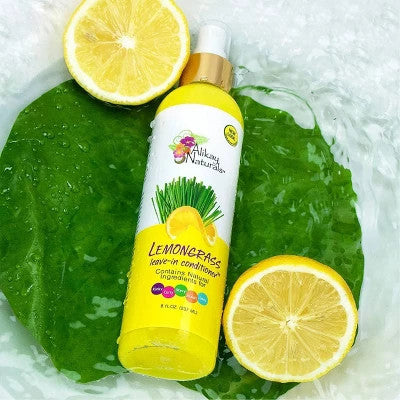 Alikay Naturals Lemongrass Leave-In Conditioner 8 oz - Pack of 3 NEW 3