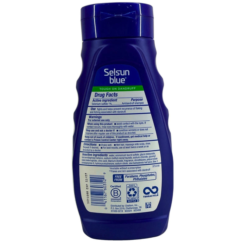 Selsun Blue Maximum Strength Moisturizing Antidandruff Shampoo Selenium Sulfide