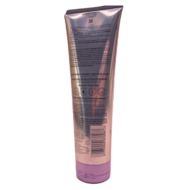 L'Oreal Paris EverPure Sulfate-Free Silver Care Shampoo Peptides 8.5 oz 2 Pack