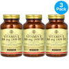 Solgar Naturally Sourced Vitamin E 268 mg 400 Immune Support 100 Softgels 3 Pack