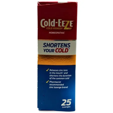 Cold-Eeze Cold Remedy Natural Mixed Berry 25 Lozenges New