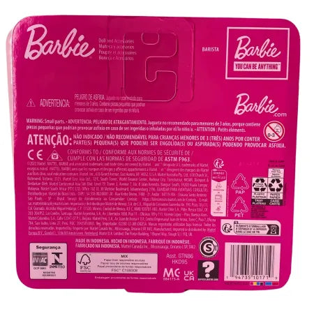 Barbie Chelsea Can Be Barista Doll Playset 5 Pack New