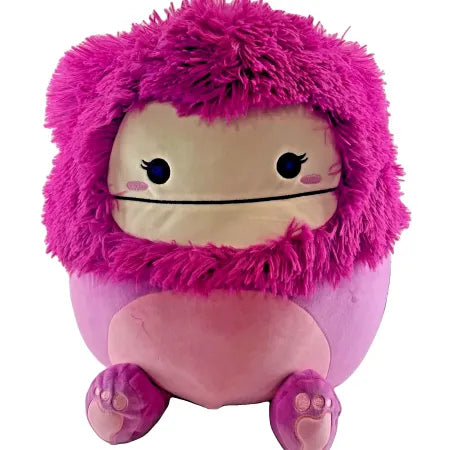 Squishmallows Caparinne the Pink Bigfoot Magenta Fuzzy Mane 12 Inch Plush New