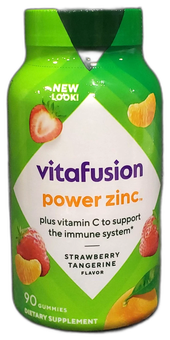 Zinc Gummy 90 Count Immune Support Daily Exp 03/27 Pack of 2 New