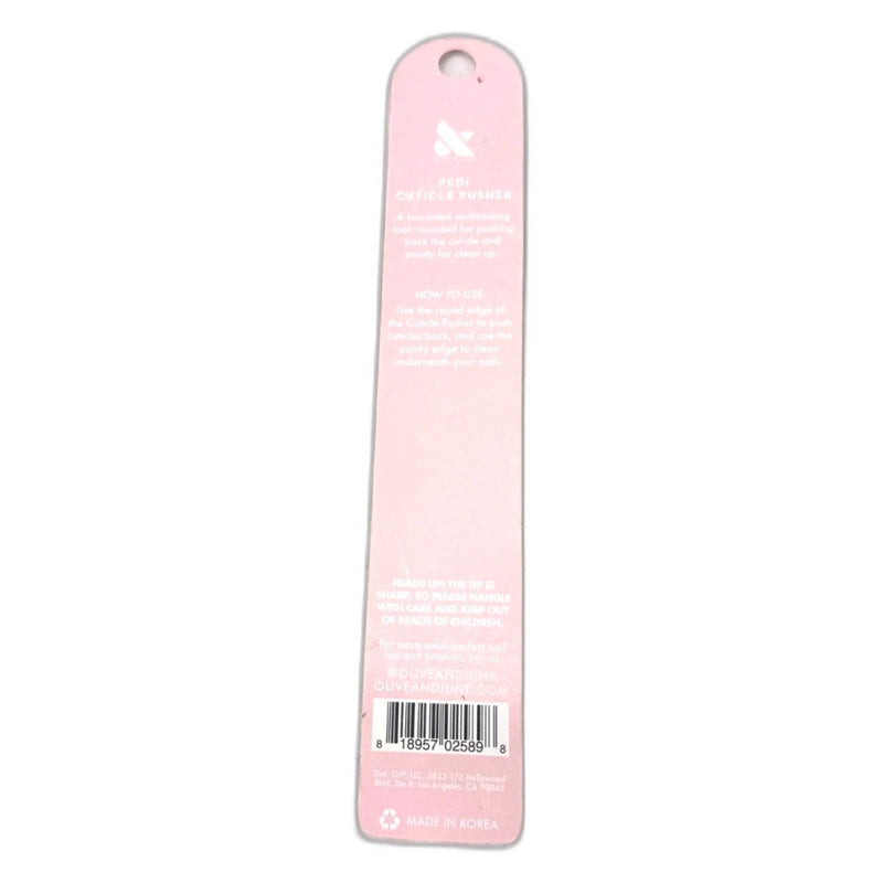 Olive and June Pedicure Cuticle Pushers Dual Ends Nail Care Pack of 3 New