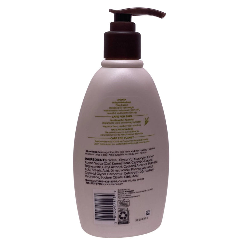 Aveeno Daily Moisturizing Face Lotion Sensitive Skin 12 fl oz 2 Pack New