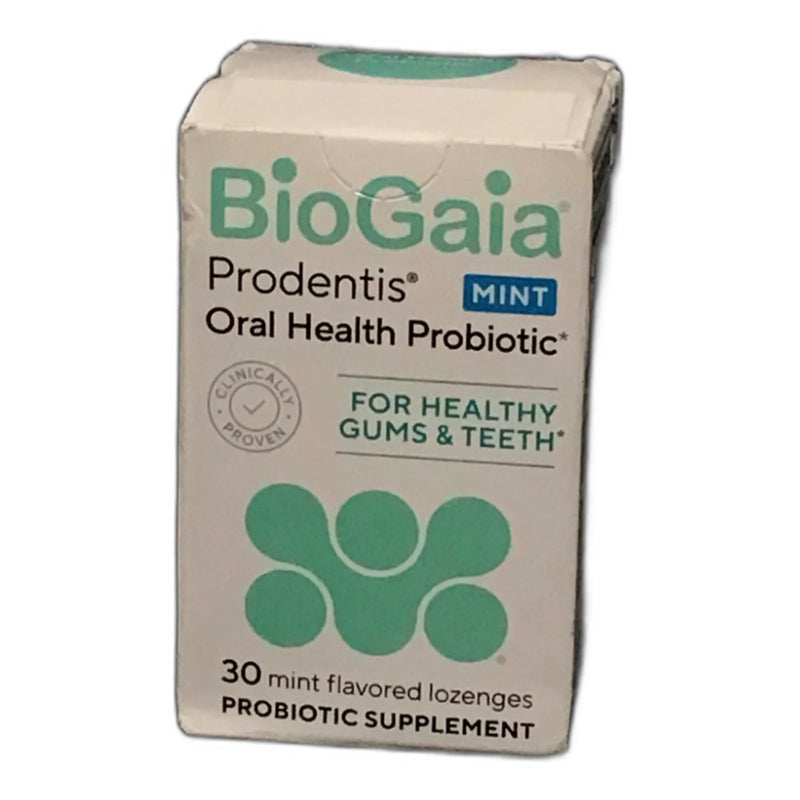 BioGaia Probiotics Mint Flavored Gums Teeth 30 Count Dental Health Exp 10/26 New