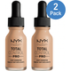 NYX Total Control Pro Drop Foundation 0.43oz 2 Pack New