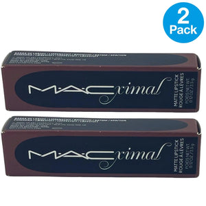 MAC Macximal Matte Lipstick 626 Whirl Lip Color 0.12 oz 2 Pack New
