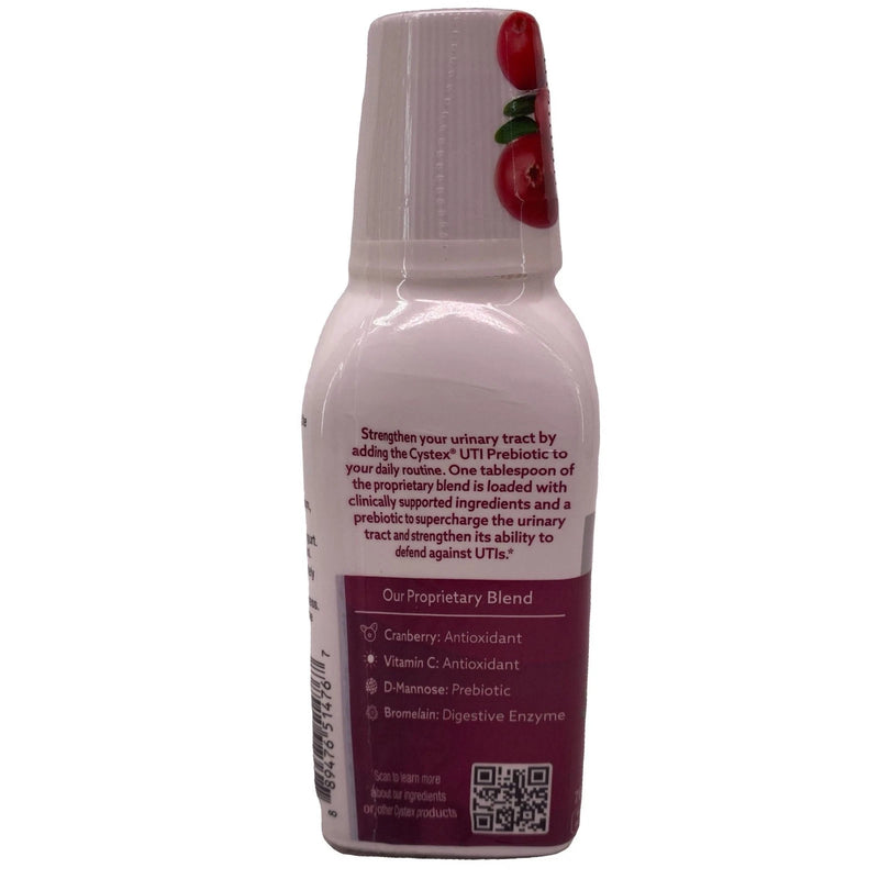 Cystex UTI Prebiotic Cranberry Liquid 7.6 fl oz 6 Pack New EXP 08/2027