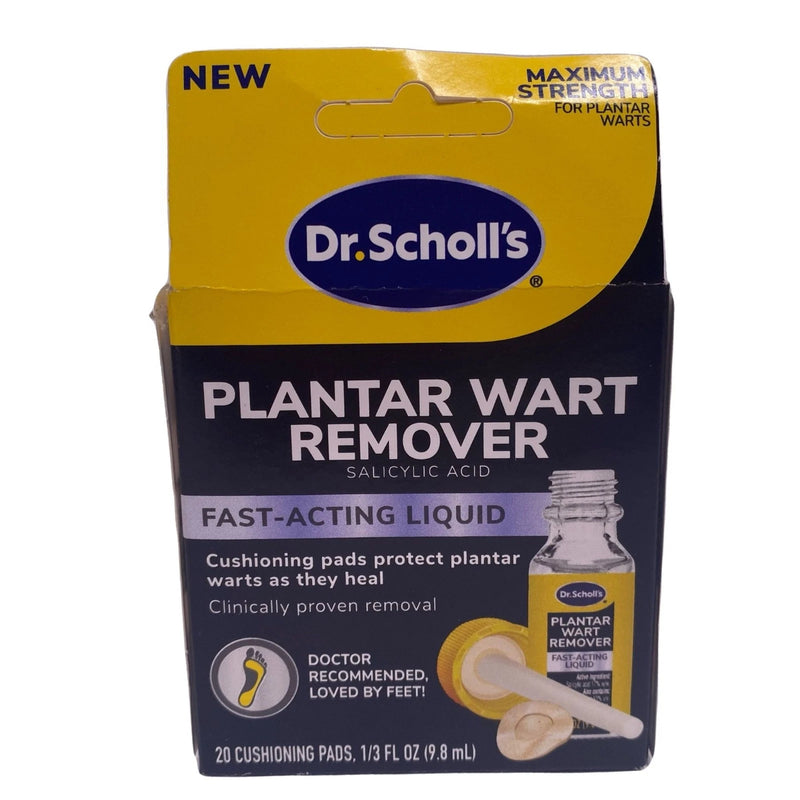 Dr. Scholl's Plantar Wart Remover Liquid 1/3 fl oz New
