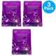 Amopé PediMask Detox & Chill Lavender Oil Foot Mask 20-Minute Care 3 Pack Set