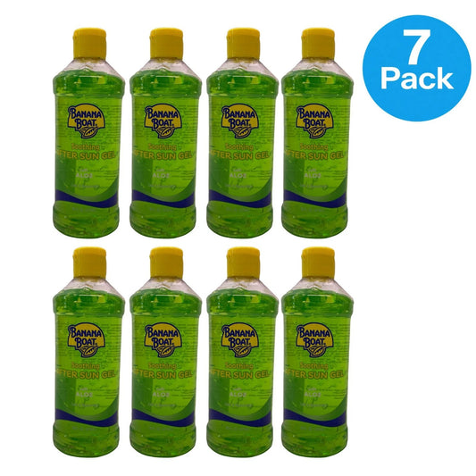 Banana Boat After Sun Gel with Aloe 16 Oz 7 Pack New Exp 04/2027