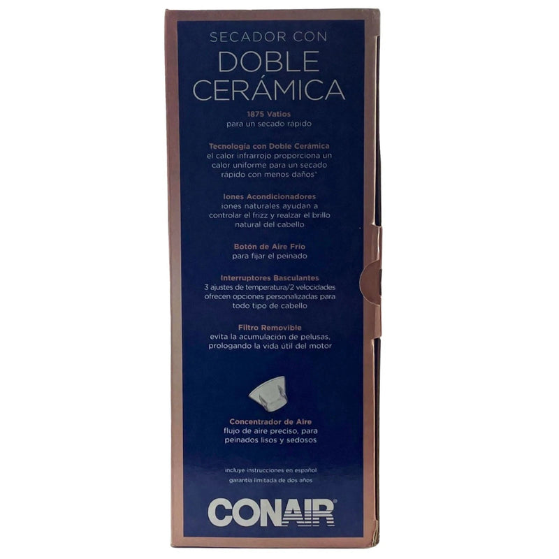 Conair Double Ceramic Hair Dryer 1875 Watts 2 Pack New