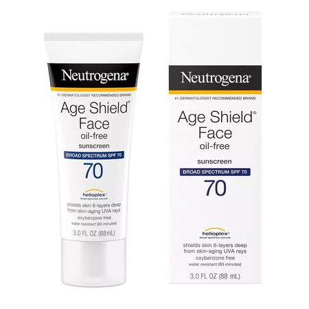 Neutrogena SPF 70 Age Shield Face Sunscreen 3oz 4 Pack New