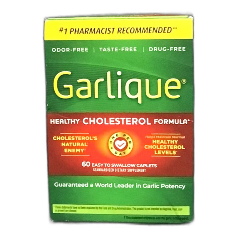 Garlique Garlic Extract Supplement Healthy Cholesterol Formula Exp 02/27 New