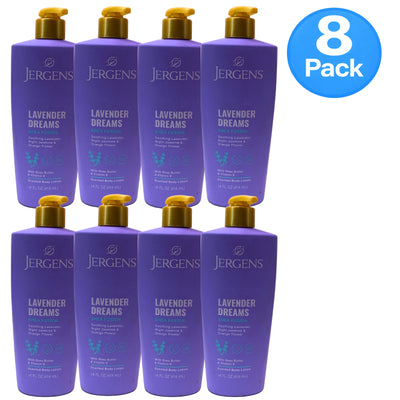 Jergens Lavender Dreams Shea Fusion Scented Body Lotion with Shea Butter & Vitam