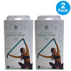Gaiam Resistance Band Stretch Strap Exercise Band 2 Pack New
