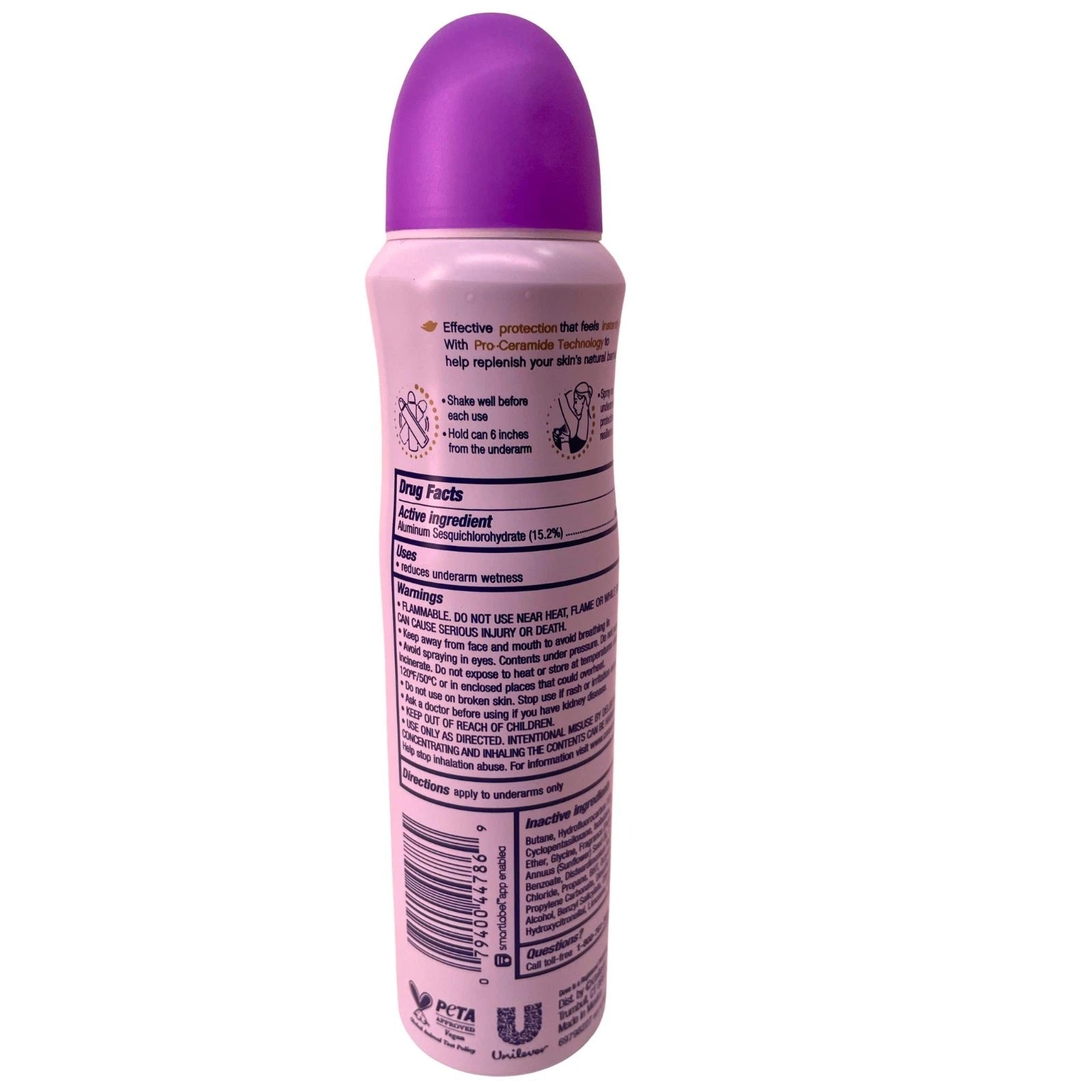 Dove Advanced Care Dry Spray Lavender Fresh 72H Deodorant 6.8oz 3 Pack EXP 09/27