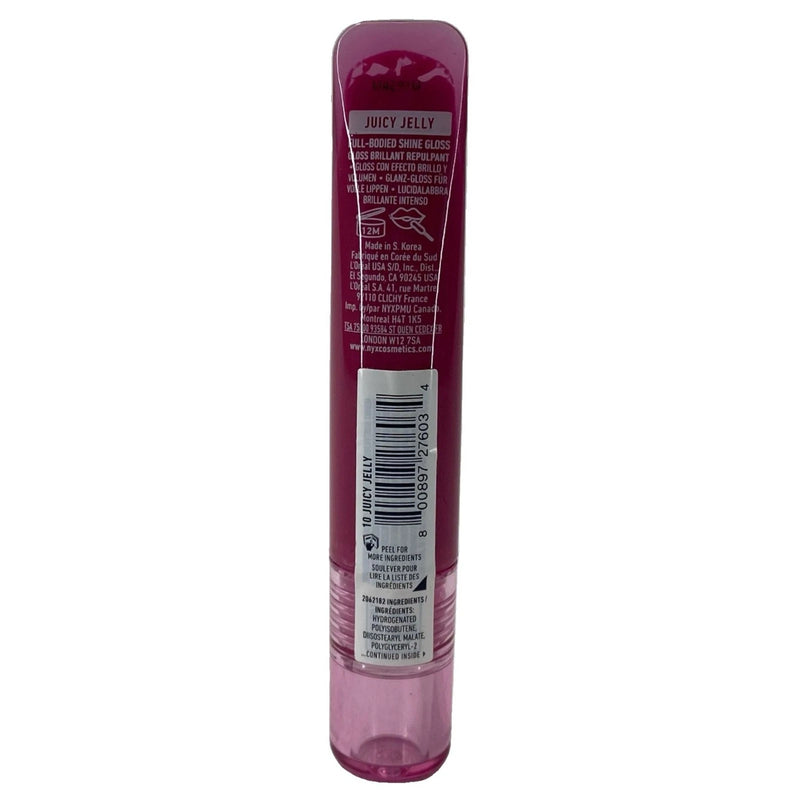 NYX Jelly Gloss Juicy Jelly Lip Gloss Shade 10 2 Pack New