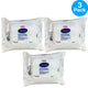 Cetaphil Gentle Makeup Removing Wipes All Skin Types 25 Count 3 Pack New
