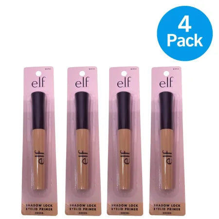 e.l.f. Shadow Lock Eyelid Primer Sheer 4-Pack Eye Primer Lot Cruelty-Free New