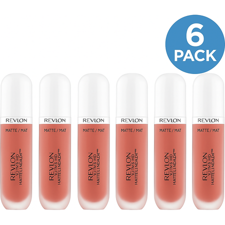 Revlon Ultra HD Matte Lipcolor 6 Pack Long Wear Lipstick Set